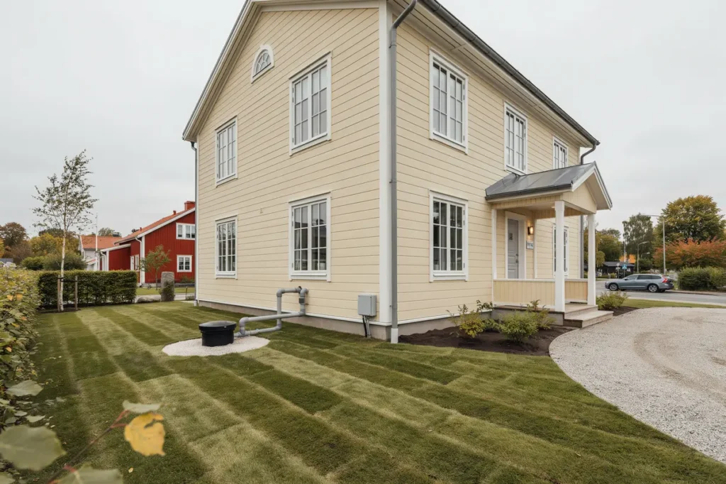 brunnsborrning och installation av bergv rme i villa i romberga enk ping
