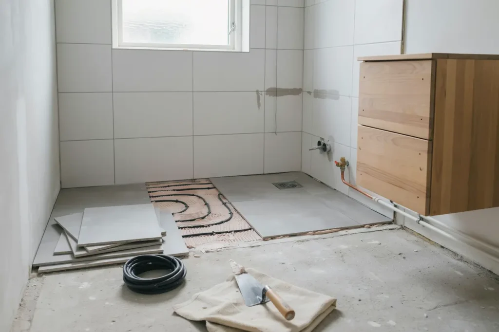 golvv rme i badrum praktiska val vanliga misstag och vad du b r t nka p f re installation